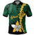 Papua New Guinea Enga Province Polynesian Custom Polo Shirt Tribal Wave Tattoo Unisex Green - Polynesian Pride