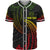 Fiji Polynesian Custom Personalised Baseball Shirt - Reggae Tribal Wave Unisex Reggae - Polynesian Pride