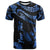 Kosrae Micronesia Custom T Shirt Poly Tattoo Blue Version Unisex Blue - Polynesian Pride