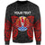 Tahiti Polynesian Custom Personalised Sweater - Spirit Style Unisex Black - Polynesian Pride