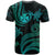 Wallis and Futuna Custom T Shirt Polynesian Turtle With Pattern - Polynesian Pride