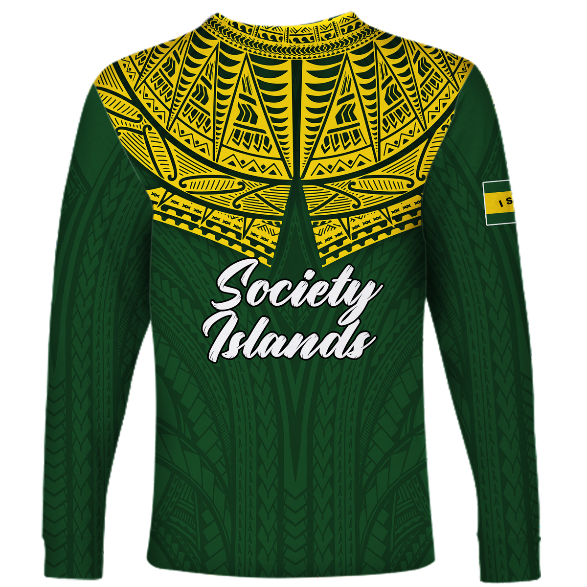 (Custom Personalised) Society Islands Pride Long Sleeve Shirt - LT12 - Polynesian Pride