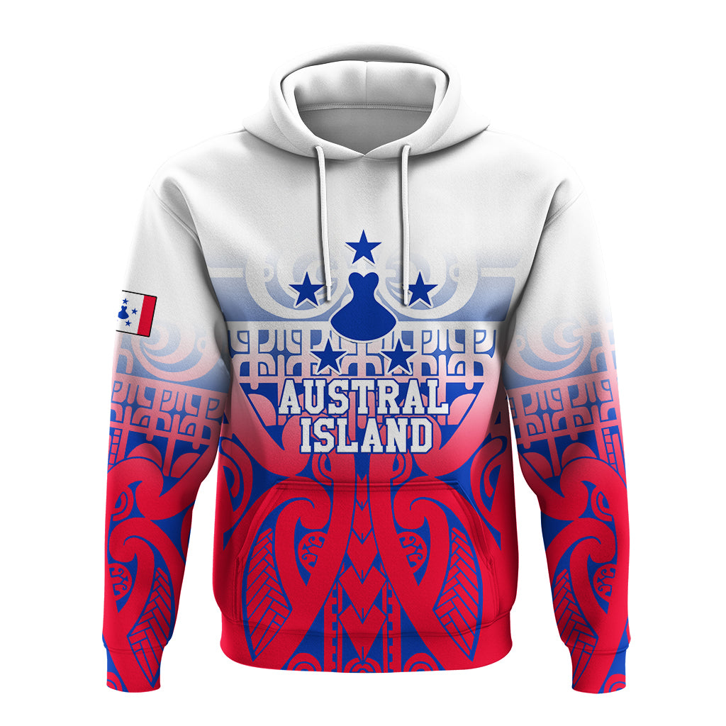 Austral Islands Tribal Tattoo Hoodie LT12 - Polynesian Pride