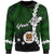 Papua New Guinea Western Highlands Province Polynesian Custom Personalised Sweater - Tribal Wave Tattoo Unisex Green - Polynesian Pride