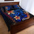 Yap Custom Personalised Quilt Bed Set - Vintage Tribal Mountain