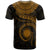 Marshall Islands Polynesian Custom T Shirt Marshall Islands Waves (Golden) - Polynesian Pride