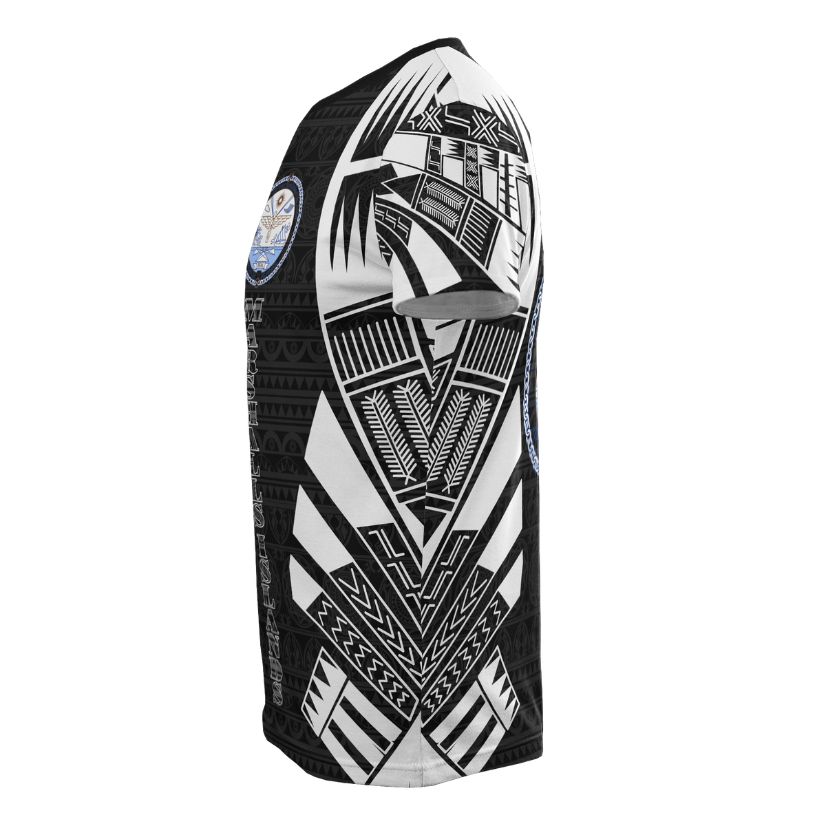 Marshall Islands T Shirt Marshall Islands Seal Polynesian Tattoo Style - Polynesian Pride