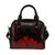 Personalised - Hawaii Royal Hibiscus Polynesian Tribal Shoulder Handbag Red AH One Size Red - Polynesian Pride