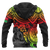 Vanuatu Polynesian Zip up Hoodie Reggae Turtle - Polynesian Pride