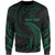 Palau Polynesian Custom Personalised Sweater - Green Tribal Wave Unisex Green - Polynesian Pride