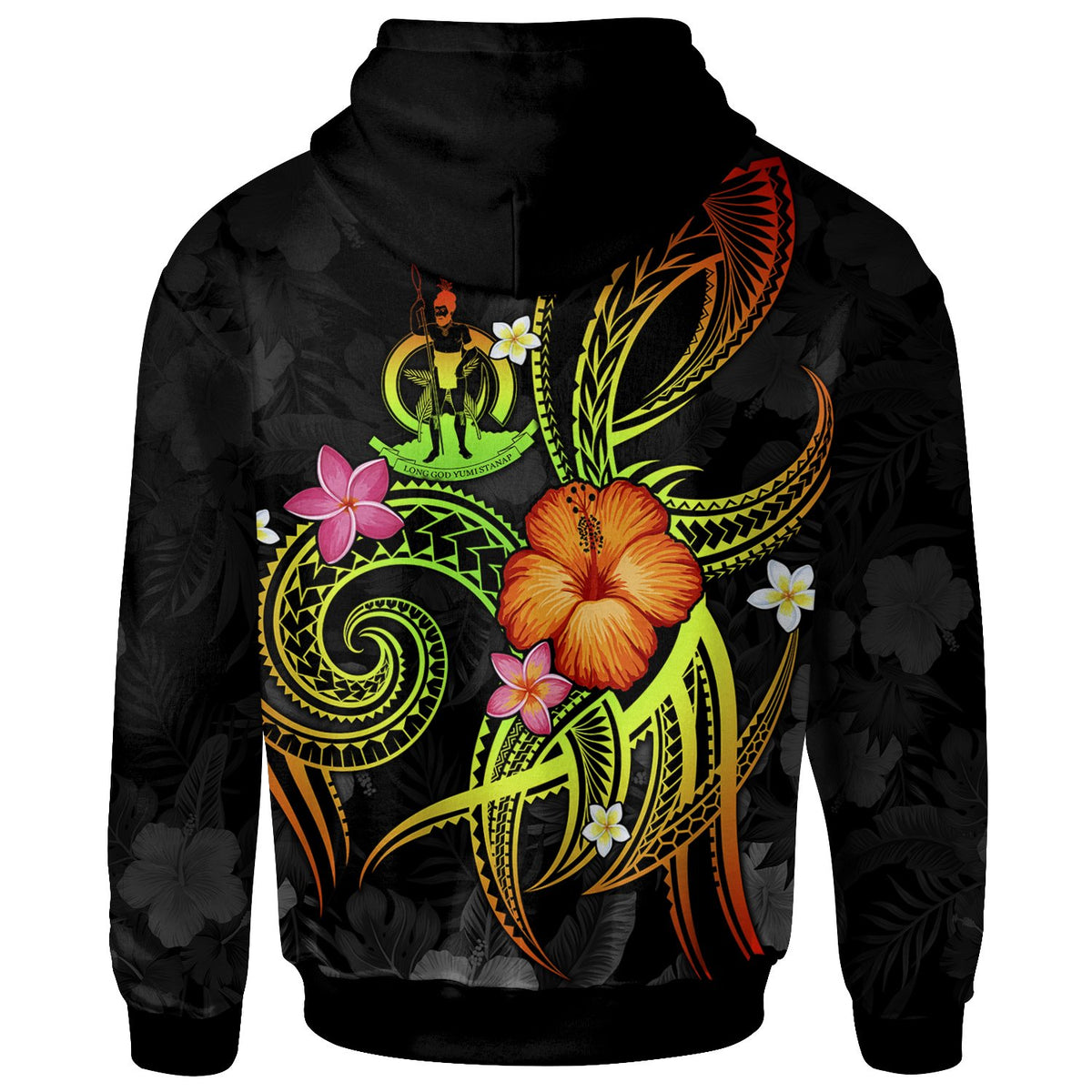 Vanuatu Polynesian Hoodie Legend of Vanuatu (Reggae) - Polynesian Pride