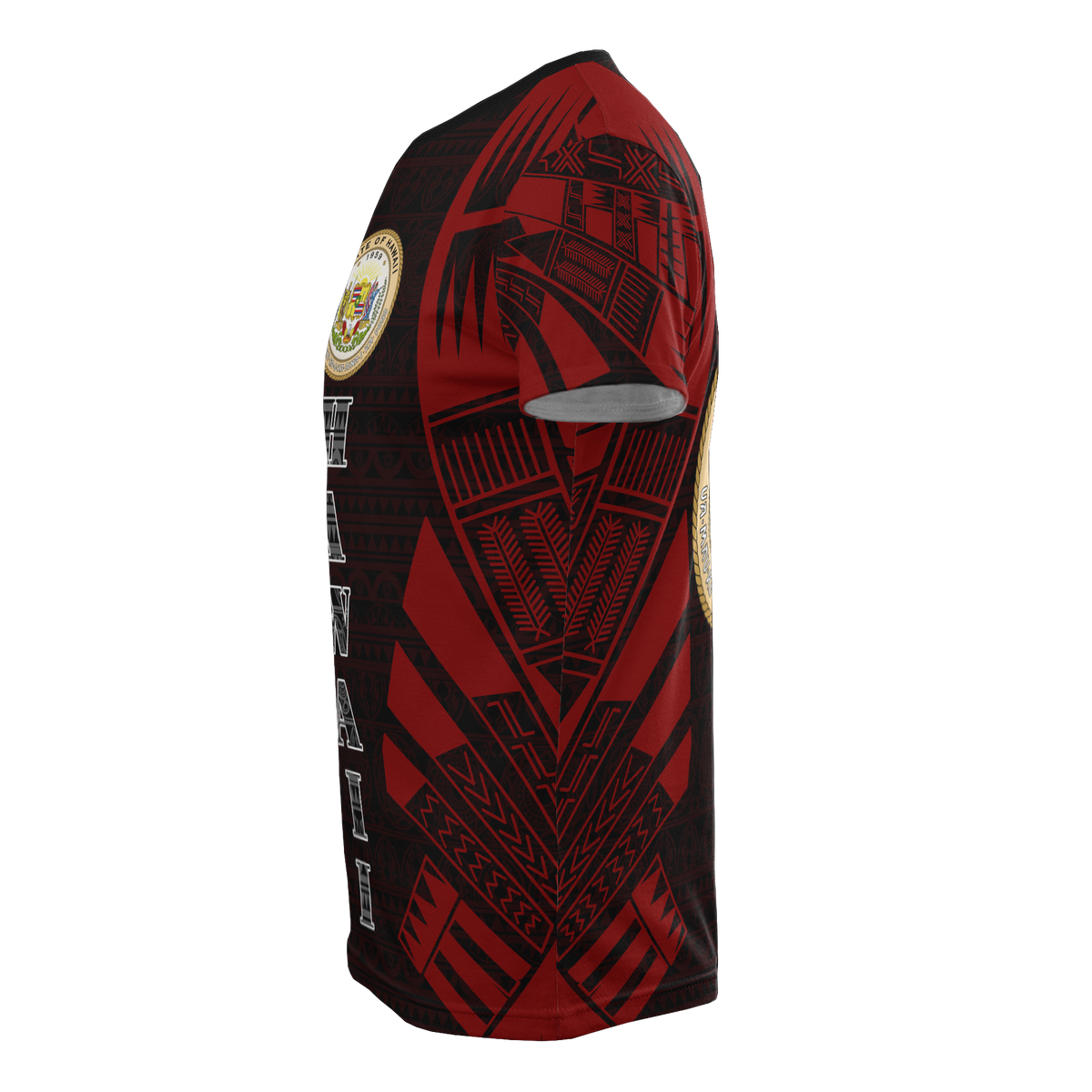 Hawaii T Shirt Hawaii Seal Polynesian Tattoo Red Style - Polynesian Pride