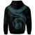 New Caledonia Polynesian Zip up Hoodie New Caledonia Waves (Turquoise) - Polynesian Pride