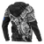 Cook Islands Polynesian Zip up Hoodie White Turtle - Polynesian Pride