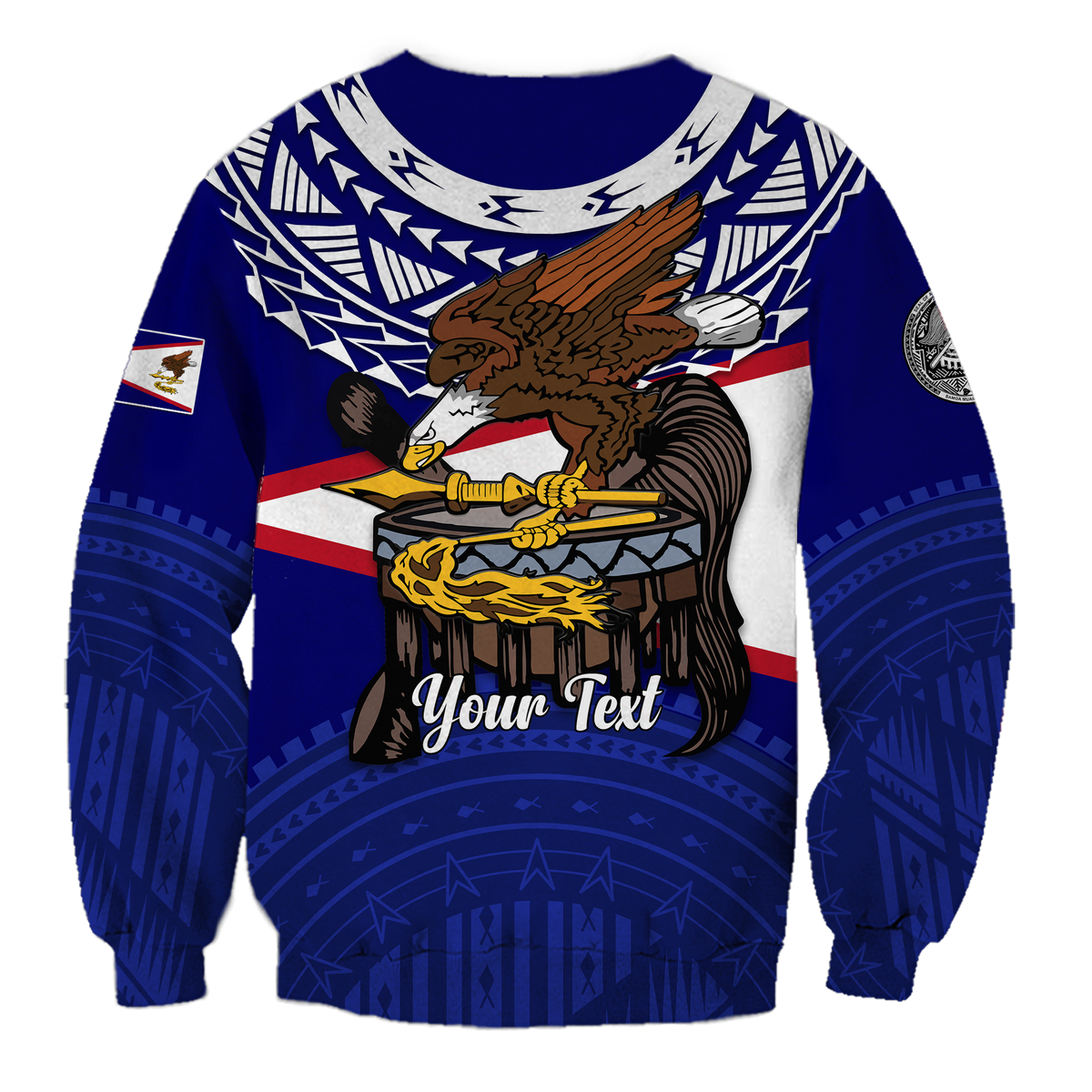 Custom American Samoa Independence Anniversary Pride Sweatshirt - LT12 - Polynesian Pride