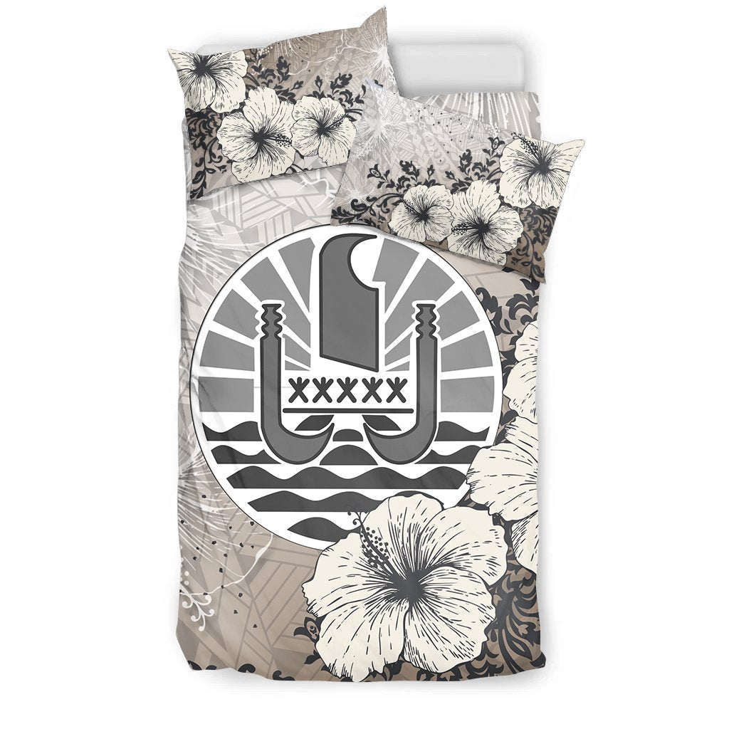 French Polynesia Bedding Set - Vintage Luxury Floral Style - Polynesian Pride