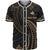 Papua New Guinea Polynesian Custom Personalised Baseball Shirt - Gold Tribal Wave Unisex Gold - Polynesian Pride