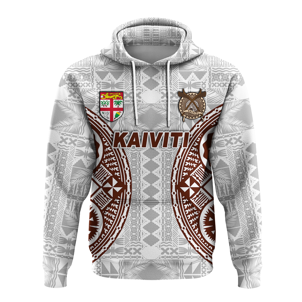 Fiji Kaiviti Tapa Pattern Hoodie LT12 - Polynesian Pride