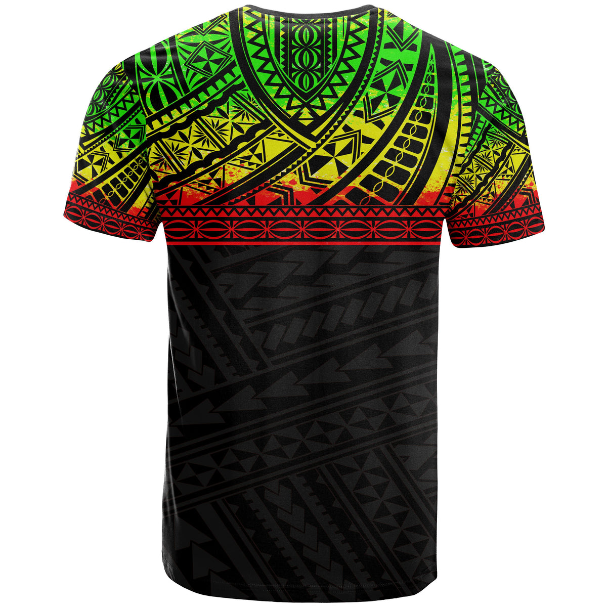 Poly Custom T shirt Polynesian Reggae Version - Polynesian Pride