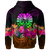 Tahiti Polynesian Hoodie Summer Hibiscus - Polynesian Pride