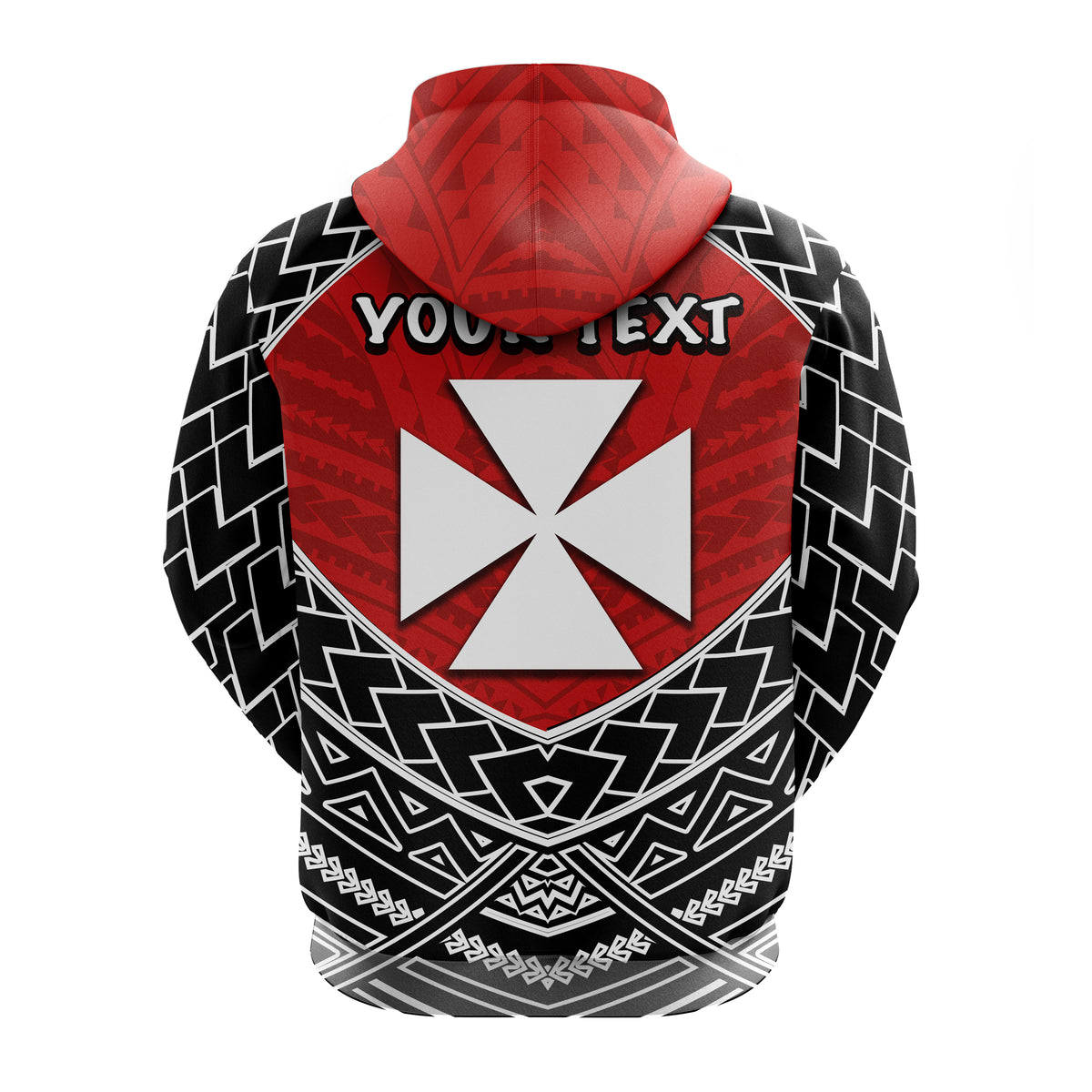 Custom Wallis and Futuna Hoodie Polynesian Tattoo LT20 - Polynesian Pride