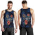 Vanuatu Polynesian Men Tank Top - Blue Turtle Hibiscus Blue - Polynesian Pride