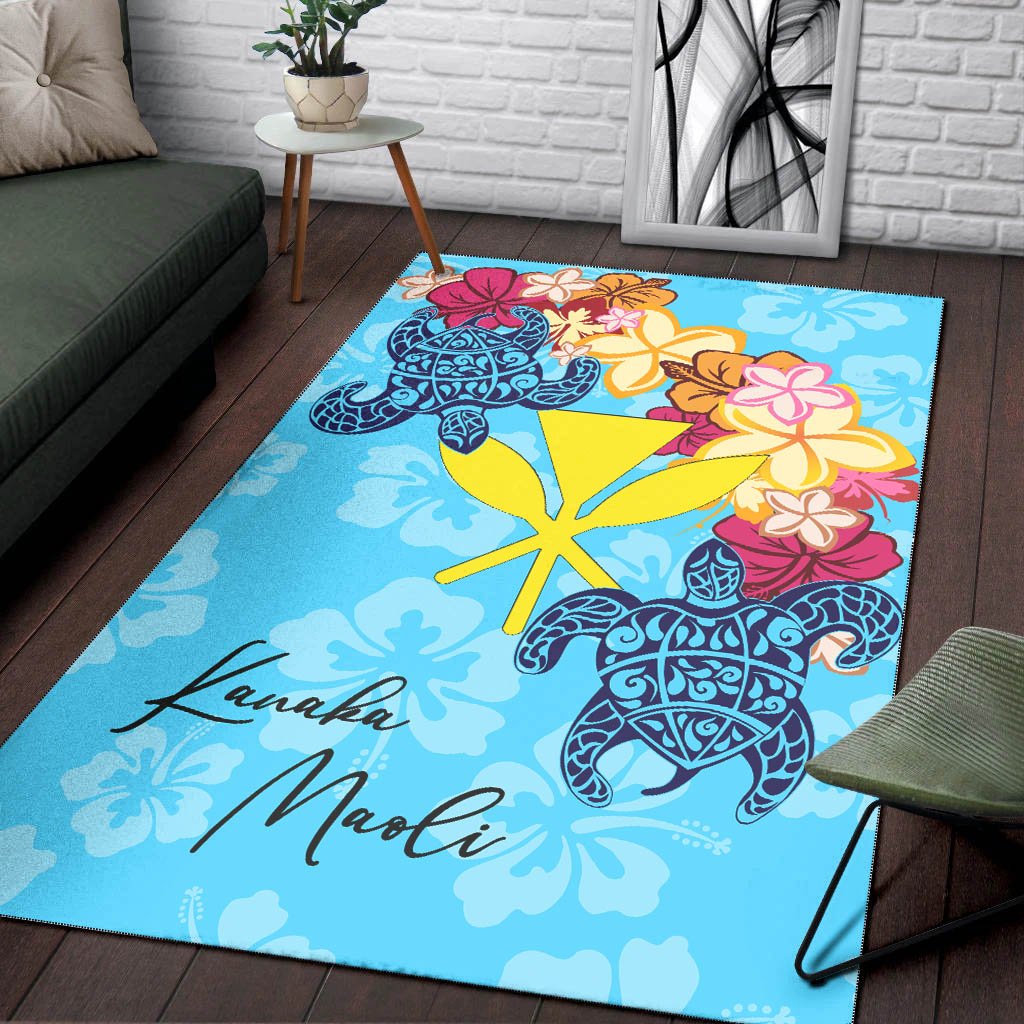 Hawaii Kanaka Maoli Area Rug - Tropical Style - Polynesian Pride