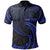 Palau Polynesian Custom Polo Shirt Blue Tribal Wave Unisex Blue - Polynesian Pride