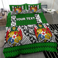 (Custom Personalised) Tonga Bedding Set Be Unique Version 05 Green LT13 - Polynesian Pride