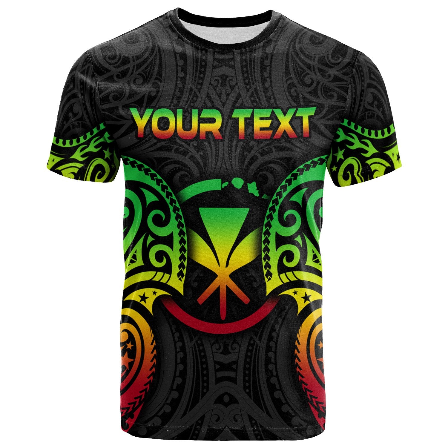 Hawaii Polynesian Custom T Shirt Hawaiian Spirit Reggae Unisex Reggae - Polynesian Pride