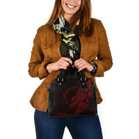 Samoa Shoulder Handbag - Polynesian Pattern Style Red Color - Polynesian Pride