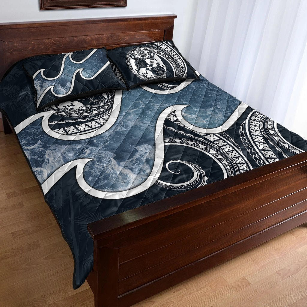 Tonga Polynesian Quilt Bed Set - Ocean Style - Polynesian Pride