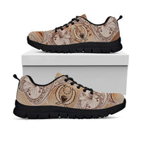 Pohnpei Sneakers - Hibiscus Flowers Vintage Style - Polynesian Pride