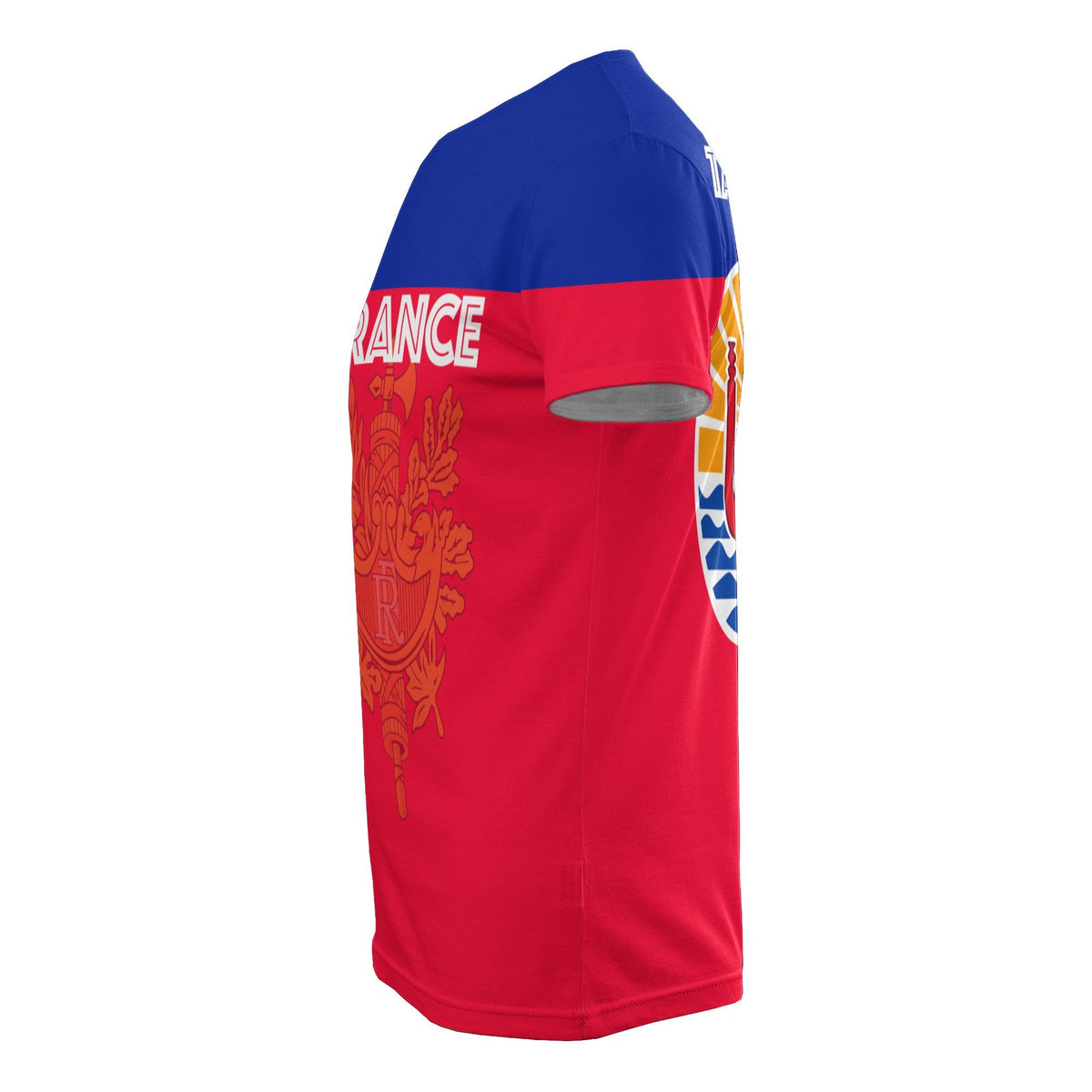 Tahiti France T Shirt Fance Coat of Arms Tahiti Flag Bn10 - Polynesian Pride
