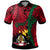 Papua New Guinea East Sepik Province Polynesian Custom Polo Shirt Tribal Wave Tattoo Unisex Red - Polynesian Pride