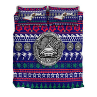 American Samoa Christmas Bedding Set - Ugly Christmas - LT12 - Polynesian Pride