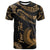 Pohnpei Micronesia Custom T Shirt Poly Tattoo Gold Version Unisex Art - Polynesian Pride