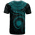 Marshall Islands Polynesian Custom T Shirt Marshall Islands Waves (Turquoise) - Polynesian Pride