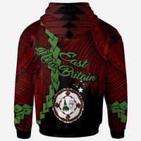 Papua New Guinea East New Britain Province Polynesian Hoodie Tribal Wave Tattoo - Polynesian Pride