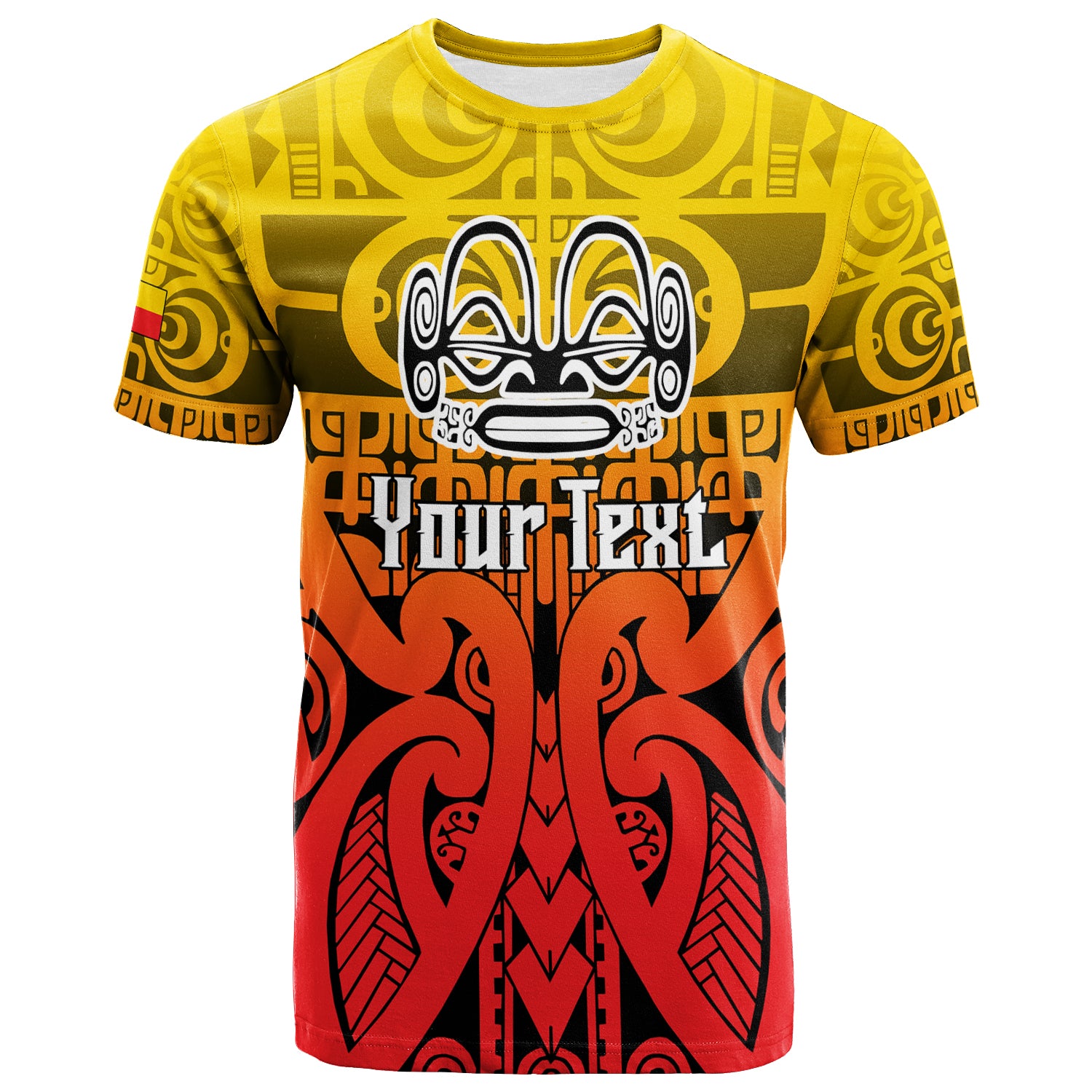 Custom Marquesas Islands Marquesan Tattoo T Shirt LT12 Unisex Red - Polynesian Pride