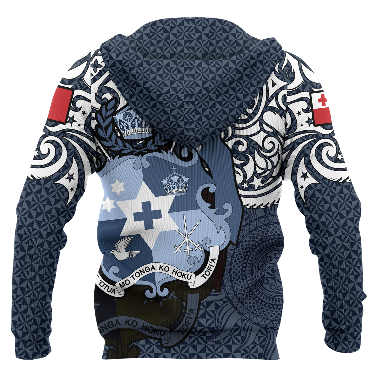 Tonga Polynesian Hoodie Tongan Pride (Blue) - Polynesian Pride