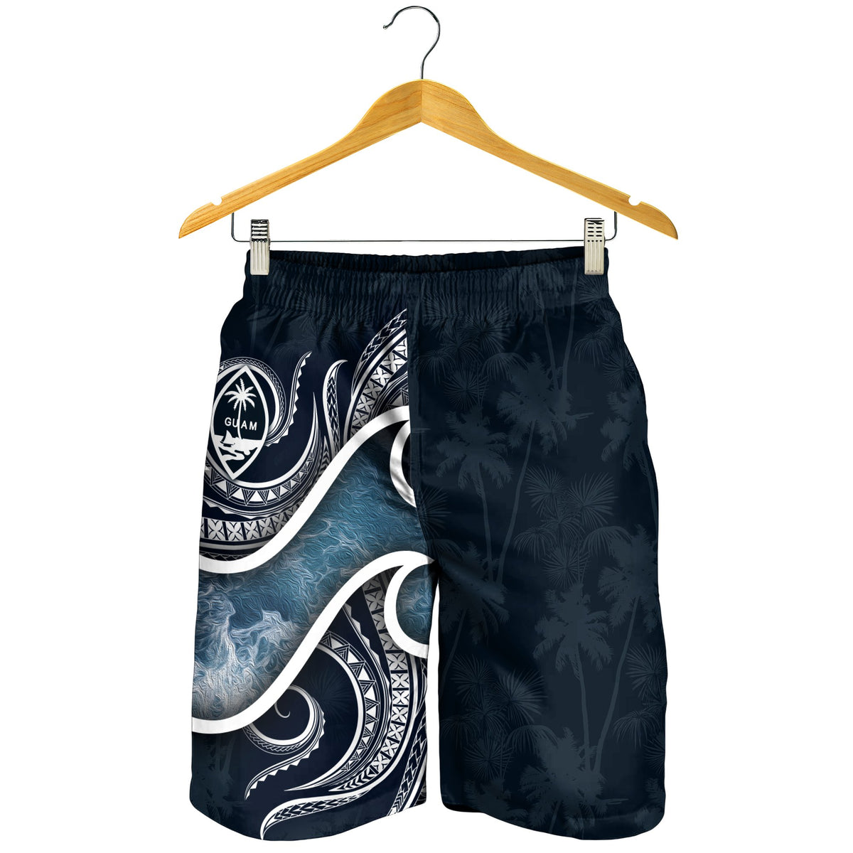 Guam Polynesian Men's Short - Ocean Style - Polynesian Pride