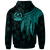 Vanuatu Hoodie Polynesian Wings (Turquoise) - Polynesian Pride