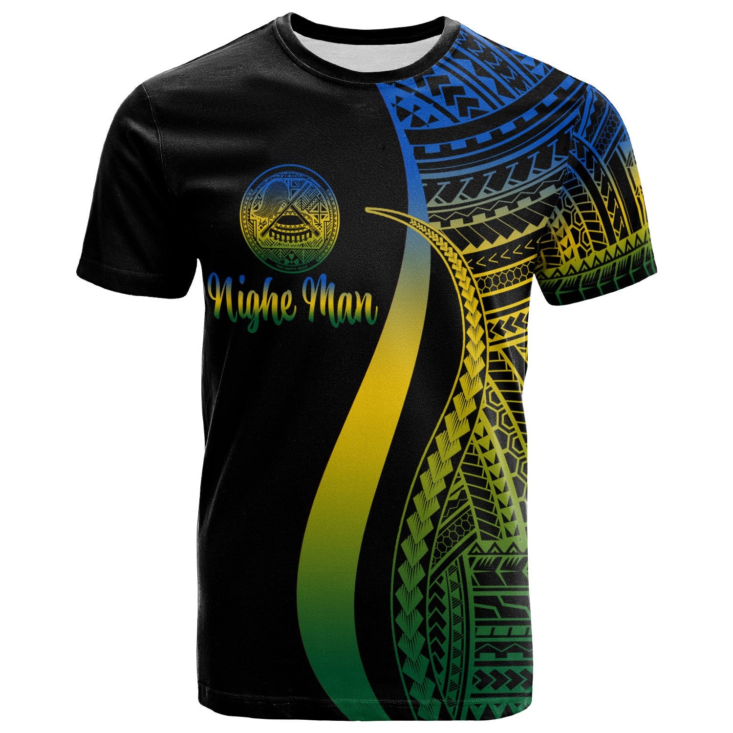AS Solomon T Shirt Nighe Man ver2 Polynesian Tentacle Tribal Pattern Unisex Art - Polynesian Pride