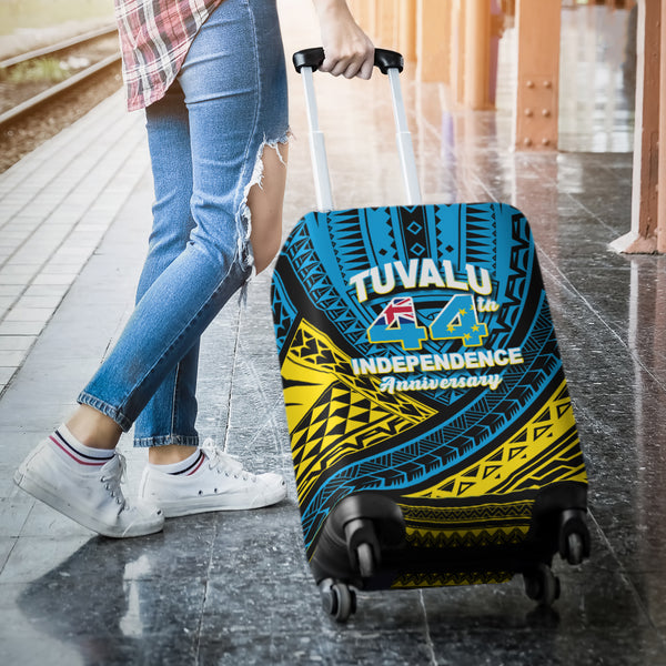 Tuvalu Luggage Covers 44th Independence Anniversary - Tribal Pattern - LT12