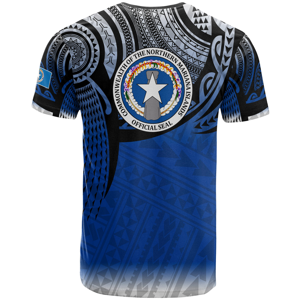 Northern Mariana Islands Polynesian T Shirt Tattoo Pattern - Polynesian Pride