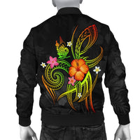 New Caledonia Polynesian Personalised Men's Bomber Jacket - Legend of New Caledonia (Reggae) - Polynesian Pride