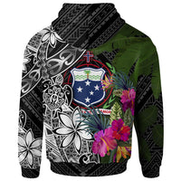 Samoa Hoodie Turtle Plumeria Banana Leaf - Polynesian Pride