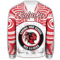 hawaiiSweat Shirt - Kanaka Kahuku High School Sweat Shirt Demodern Style AH - Polynesian Pride