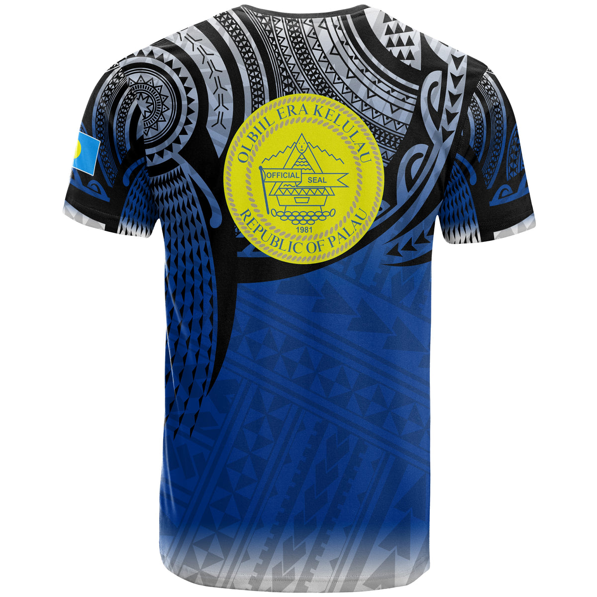 Palau Polynesian T Shirt Tattoo Pattern - Polynesian Pride